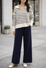 Knit Co - ords in Cream and Navy Stripes - Hauslife