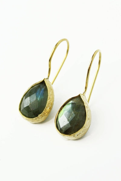 Labradorite Drop Earrings - Hauslife