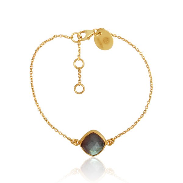 Labradorite Gold Bracelet - Hauslife