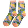 Ladies' Bamboo Socks - Echinaceas - Hauslife