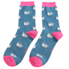 Ladies' Bamboo Socks - Hippos - Hauslife