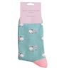 Ladies' Bamboo Socks - Hippos - Hauslife