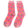 Ladies' Bamboo Socks - Pink Pineapples - Hauslife