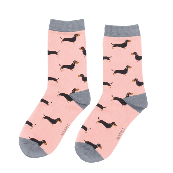 Ladies' Bamboo Socks - Sausage Dogs - Hauslife