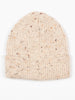 Lainey Beanie Hat - Cream, Marl Knit - Hauslife