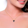 Lapis Lazuli Triangle Necklace - Hauslife