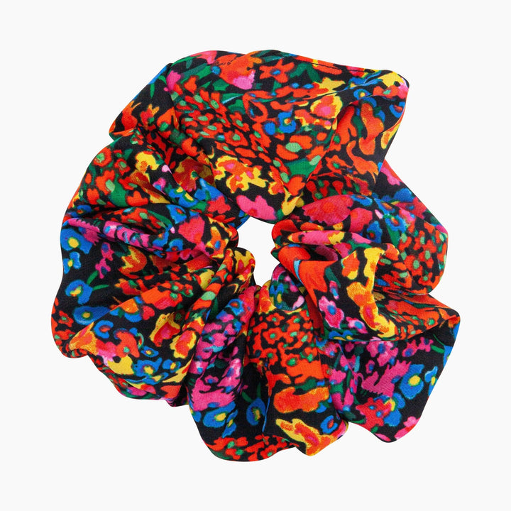 Large Floral Scrunchie in Multi - Hauslife