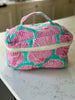 Large Handled Quilted Washbag - Pink Shell - Hauslife