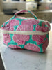 Large Handled Quilted Washbag - Pink Shell - Hauslife