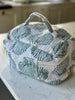 Large Handled Quilted Washbag - Shell - Hauslife