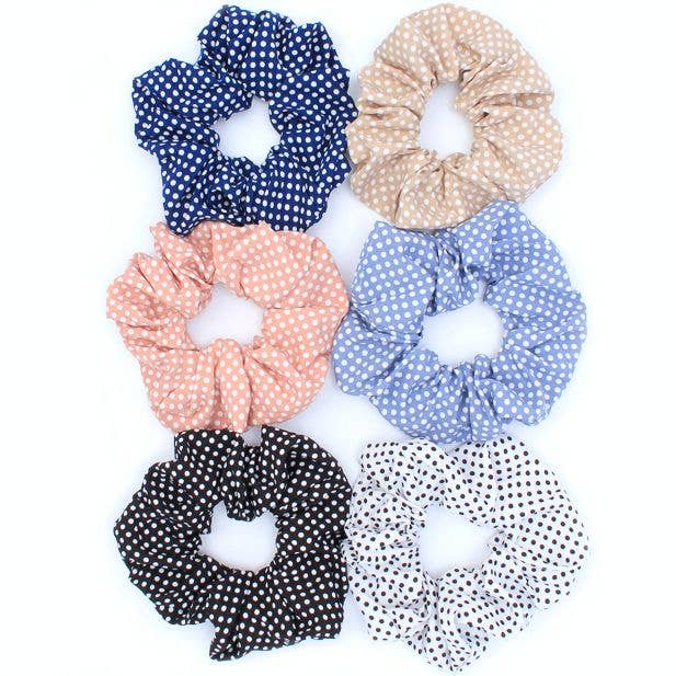 Large - Polka Dot Scrunchie. Dia.12cm - Hauslife