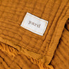 Lark Muslin Cotton Throw Cumin - Hauslife