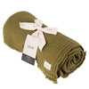 Lark Muslin Cotton Throw Khaki - Hauslife