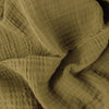 Lark Muslin Cotton Throw Khaki - Hauslife