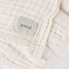 Lark Muslin Cotton Throw White - Hauslife