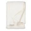 Lark Muslin Cotton Throw White - Hauslife