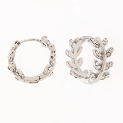 Laurel Cubic Zirconia Huggies - Hauslife