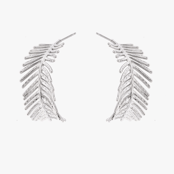 Leaf Hoop Earrings - Hauslife