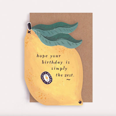 Lemon Zest Birthday Card - Hauslife