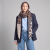 Leopard Print Lightweight Scarf in Brown - Hauslife