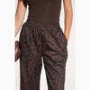 Leopard Print Wide Leg Trouser in Brown - Hauslife