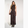 Leopard Print Wide Leg Trouser in Brown - Hauslife
