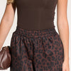 Leopard Print Wide Leg Trouser in Brown - Hauslife