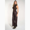 Leopard Print Wide Leg Trouser in Brown - Hauslife