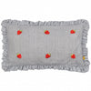 Les Fruites Embroidered Ruffle Cushion Strawberries - Hauslife