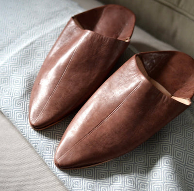 Less than Perfect - Moroccan Leather Slippers - Hauslife