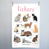 Lickers Cat Cotton Tea Towel - Hauslife