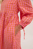 Lina Orange & Pink Gingham Dress - Hauslife