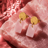 Lola Petite Resin Rectangle Stud Earrings - Hauslife