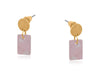 Lola Petite Resin Rectangle Stud Earrings - Hauslife