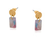 Lola Petite Resin Rectangle Stud Earrings - Hauslife