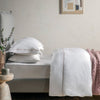 Luxury Piped Bedding - White & Blush - Hauslife