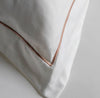 Luxury Piped Bedding - White & Blush - Hauslife