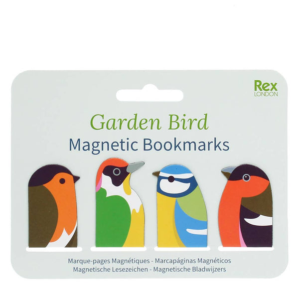 Magnetic garden bird bookmarks (set of 4) - Hauslife