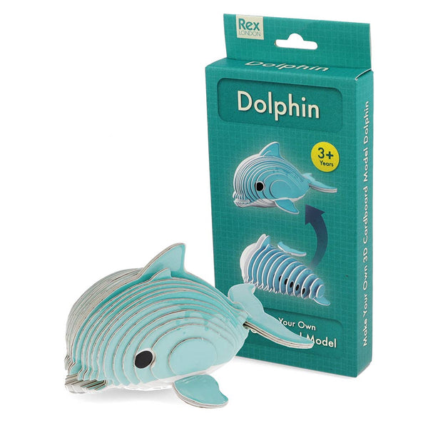 Make your own animal 3D model kit - Dolphin - Hauslife