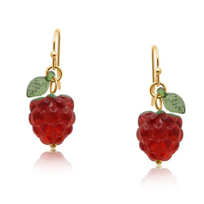 Malina Raspberry Dangle Earrings - Hauslife