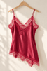 Margot Lace Satin Cami – Berry - Hauslife