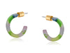Marta Petite Resin Hoop Earrings - Hauslife