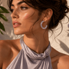 Marta Petite Resin Hoop Earrings - Hauslife