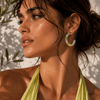 Marta Petite Resin Hoop Earrings - Hauslife