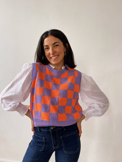 Martina Orange Vest - Hauslife