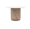 Mela Fluted Round Dining Table - Hauslife