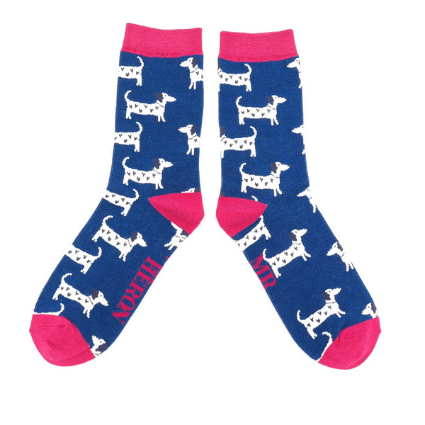 Men's Bamboo Socks - Navy Dogs - Hauslife