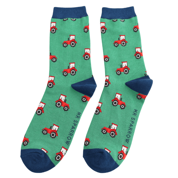 Men's Bamboo Socks - Tractors - Hauslife