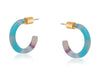 Messina Petite Resin Hoop Earrings - Hauslife