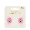Mini Hair Claw Clips - Pink Cats - Hauslife